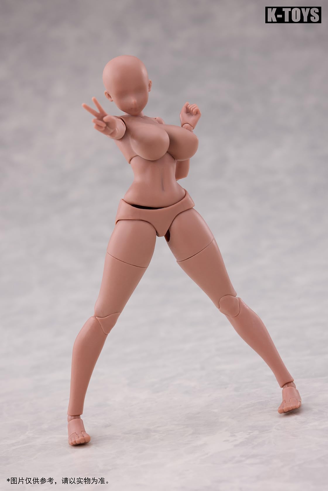 Amazon.co.jp: K Toys 1/12スケール 可動フィギュア 豊満体型女性素体